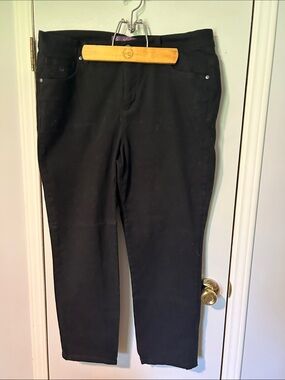 Gloria Vanderbilt Black Straight Leg Women's Jeans